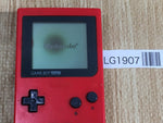 LG1907 With Defects - GameBoy Pocket Red Game Boy Console Japan