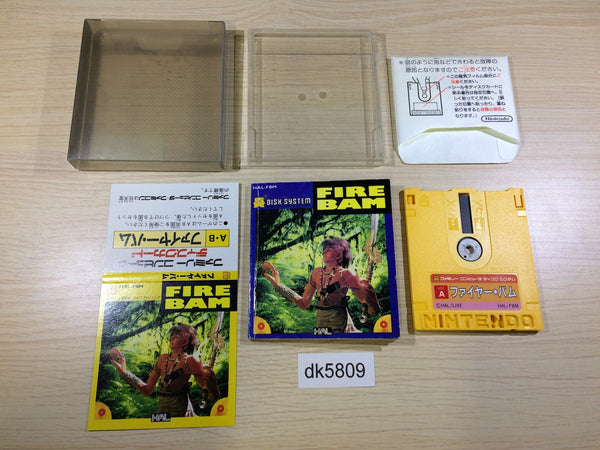 dk5809 Fire Bam BOXED Famicom Disk Japan