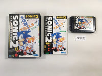 DK5720 Sonic The Hedgehog 2 BOXED Mega Drive Genesis Japan