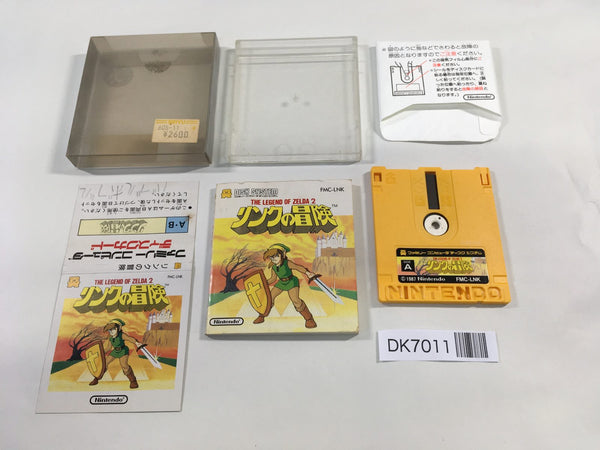 DK7011 The Legend Of Zelda 2 BOXED Famicom Disk Japan