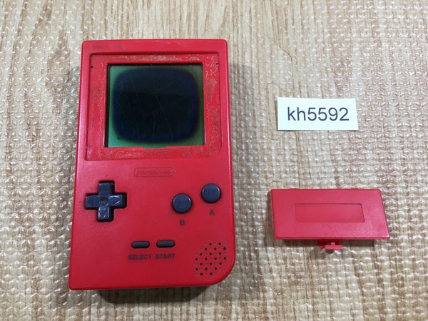 KH5592 Not Working - GameBoy Pocket Red Game Boy Console Japan