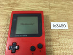 LC3490 Tested Working - GameBoy Pocket Red Game Boy Console Japan