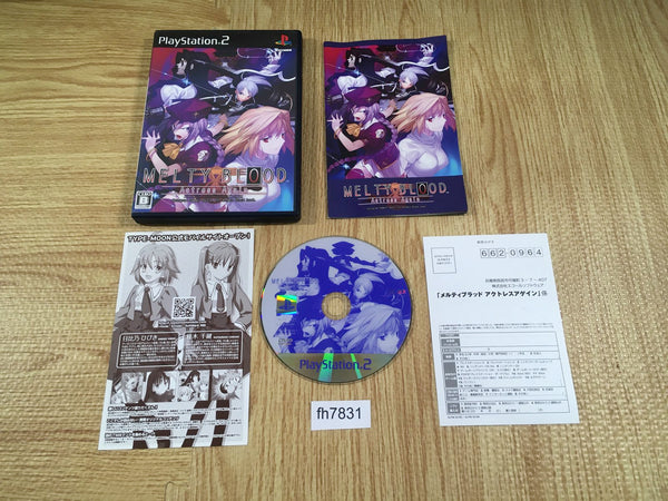 FH7831 MELTY BLOOD ACTRESS AGAIN PS2 Japan