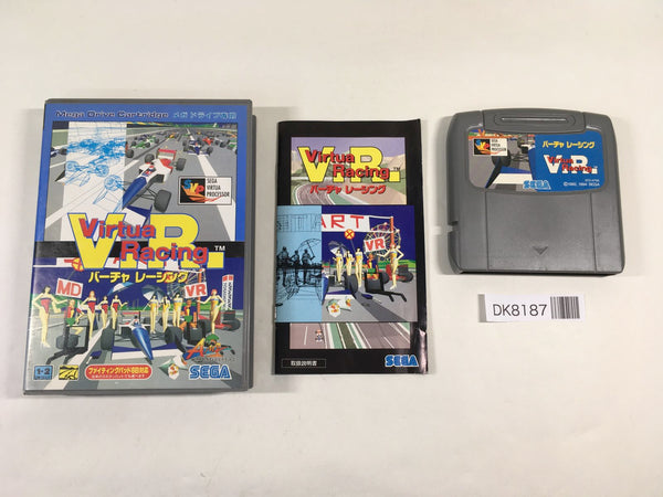 DK8187 Virtua Racing BOXED Mega Drive Genesis Japan