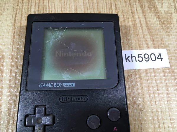 KH5904 With Defects - GameBoy Pocket Black Game Boy Console Japan