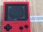 LG1223 With Defects - GameBoy Pocket Red Game Boy Console Japan