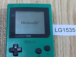 LG1535 With Defects - GameBoy Pocket Green Game Boy Console Japan