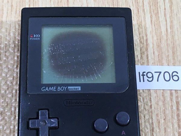 LF9706 With Defects - GameBoy Pocket Black Game Boy Console Japan