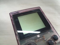 LG2572 Plz Read Item Condi GameBoy Pocket Clear Purple Console Japan
