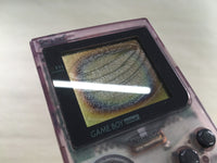 LF9928 With Defects - GameBoy Pocket Clear Purple Console Japan