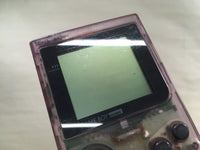 LG2572 Plz Read Item Condi GameBoy Pocket Clear Purple Console Japan