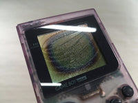 LF9928 With Defects - GameBoy Pocket Clear Purple Console Japan