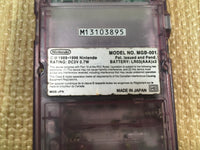 LF9928 With Defects - GameBoy Pocket Clear Purple Console Japan