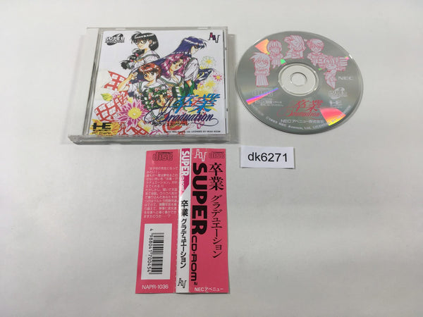 dk6271 Sotsugyou Graduation SUPER CD ROM 2 PC Engine Japan