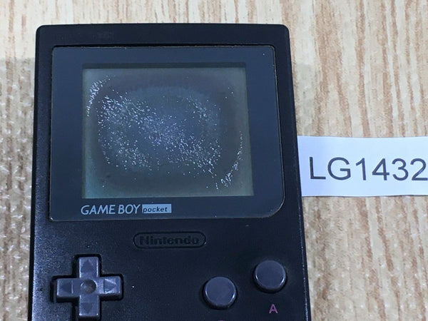 LG1432 With Defects - GameBoy Pocket Black Game Boy Console Japan