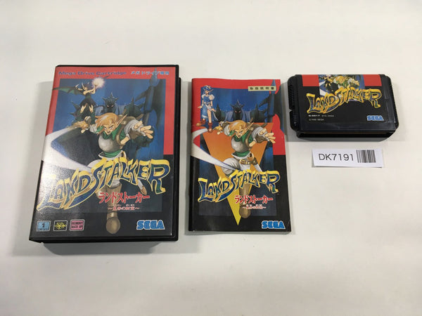 DK7191 Landstalker Koutei no Zaihou BOXED Mega Drive Genesis Japan