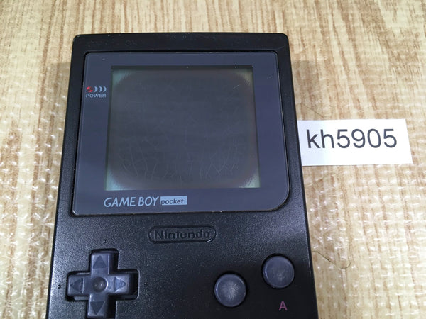 KH5905 With Defects - GameBoy Pocket Black Game Boy Console Japan