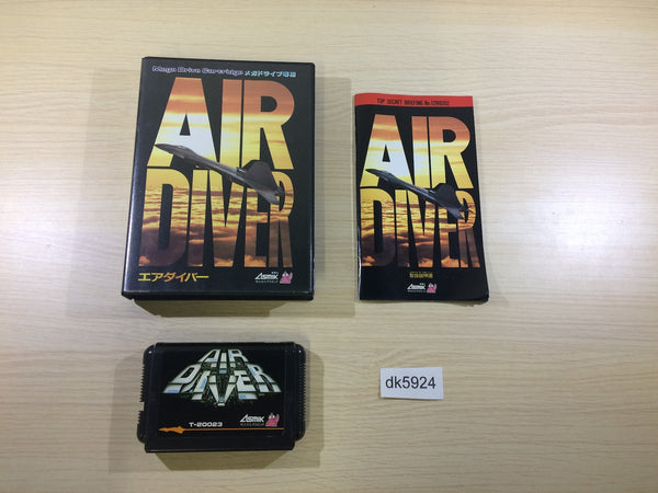DK5924 Air Diver BOXED Mega Drive Genesis Japan