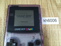KH6006 With Defects - GameBoy Color Clear Purple Game Boy Console Japan