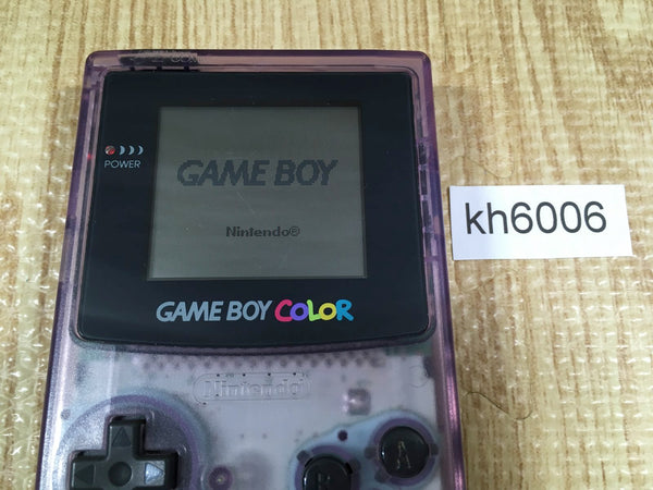 KH6006 With Defects - GameBoy Color Clear Purple Game Boy Console Japan