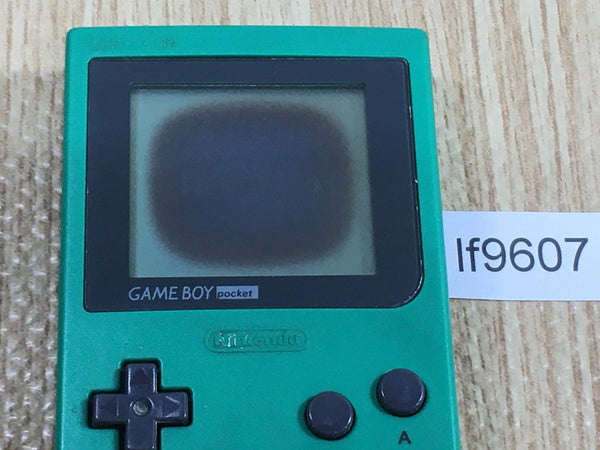 LF9607 With Defects - GameBoy Pocket Green Game Boy Console Japan