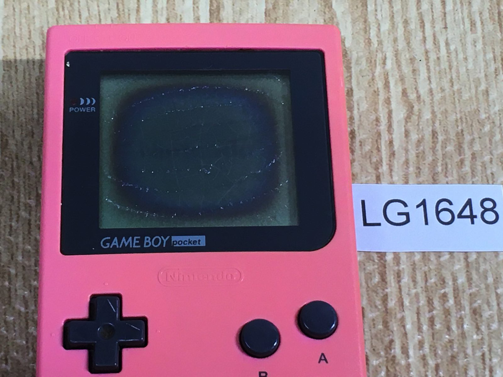 LG1648 Plz Read Item Condi GameBoy Pocket Pink Game Boy
