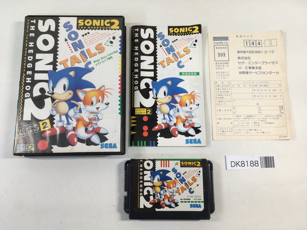 DK8188 Sonic The Hedgehog 2 BOXED Mega Drive Genesis Japan