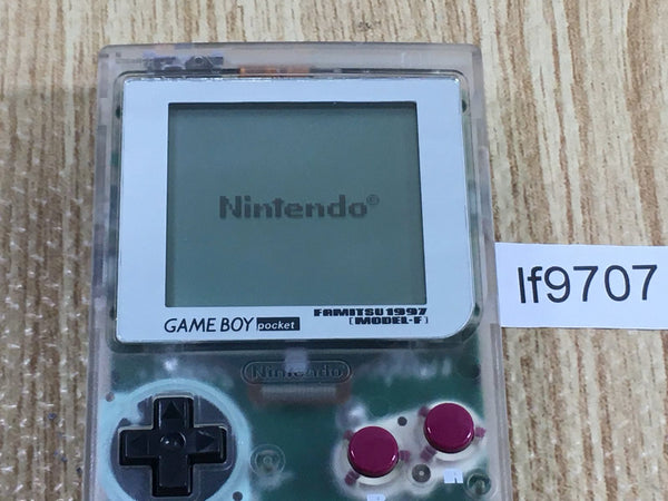 LF9707 Tested Working - GameBoy Pocket Skeleton Famitsu Model-F  Console Japan