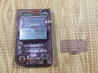 KH5686 With Defects - GameBoy Pocket Clear Purple Console Japan