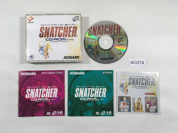 dk3274 Snatcher SUPER CD ROM 2 PC Engine Japan