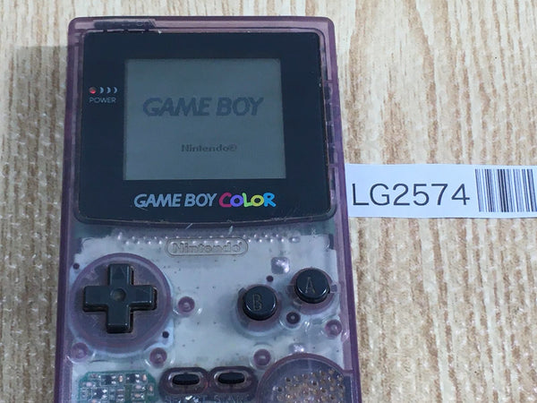 LG2574 GameBoy Color Clear Purple Game Boy Console Japan
