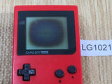 LG1021 Tested Working - GameBoy Pocket Red Game Boy Console Japan