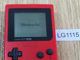 LG1115 Tested Working - GameBoy Pocket Red Game Boy Console Japan