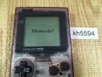 KH5594 With Defects - GameBoy Pocket Clear Purple Console Japan