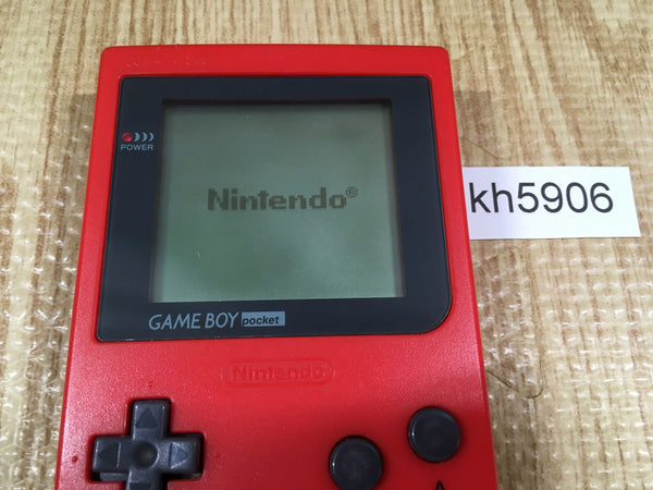 KH5906 Tested Working - GameBoy Pocket Red Game Boy Console Japan