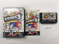 DK4116 Sonic The Hedgehog 3 BOXED Mega Drive Genesis Japan