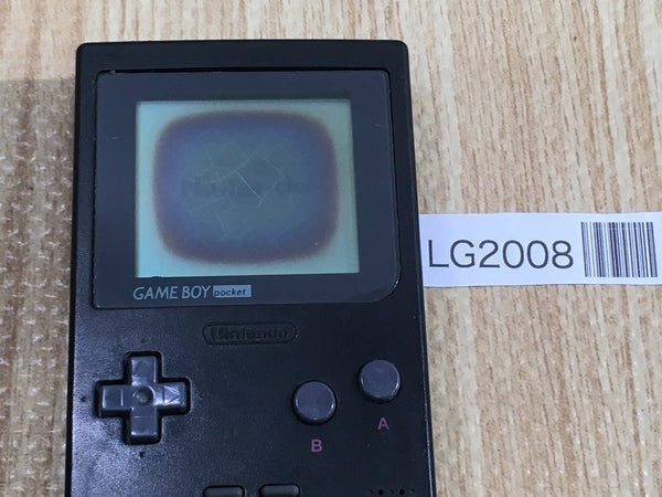 LG2008 With Defects - GameBoy Pocket Black Game Boy Console Japan