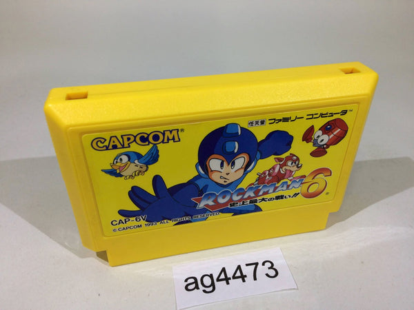 ag4473 Rockman 6 MegaMan NES Famicom Japan