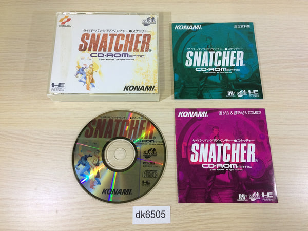 dk6505 Snatcher SUPER CD ROM 2 PC Engine Japan