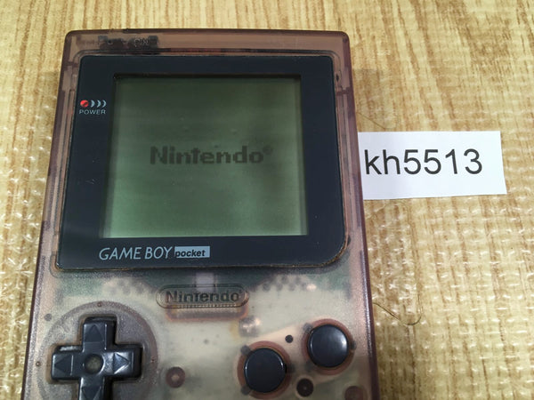 KH5513 With Defects - GameBoy Pocket Clear Purple Console Japan