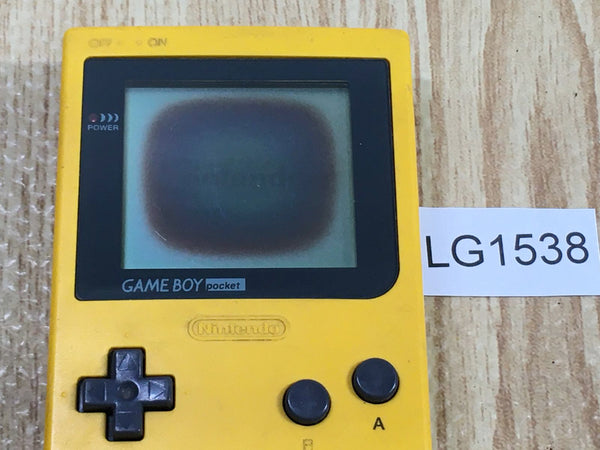 LG1538 With Defects - GameBoy Pocket Yellow Game Boy Console Japan