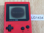 LG1434 With Defects - GameBoy Pocket Red Game Boy Console Japan