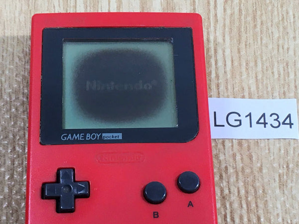 LG1434 With Defects - GameBoy Pocket Red Game Boy Console Japan