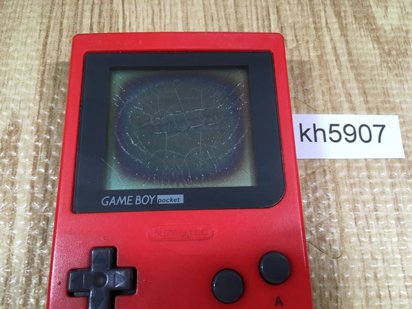 KH5907 With Defects - GameBoy Pocket Red Game Boy Console Japan