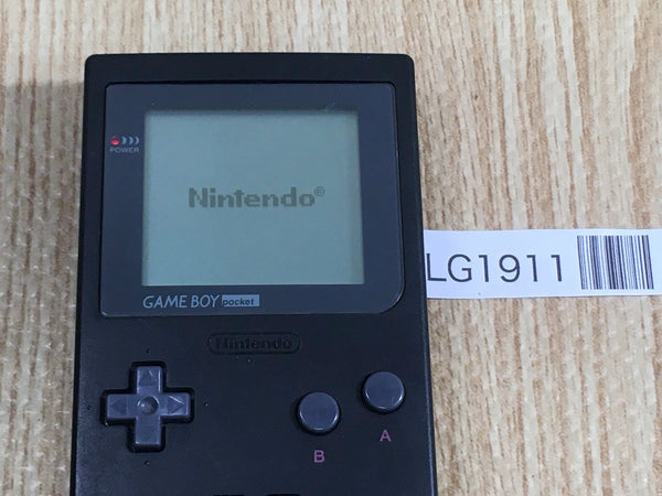 LG1911 Tested Working - GameBoy Pocket Black Game Boy Console Japan