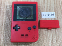 LG1116 Not Working - GameBoy Pocket Red Game Boy Console Japan