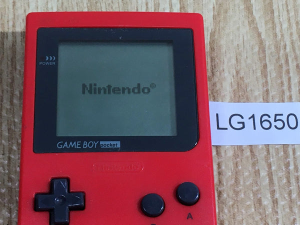 LG1650 Tested Working - GameBoy Pocket Red Game Boy Console Japan