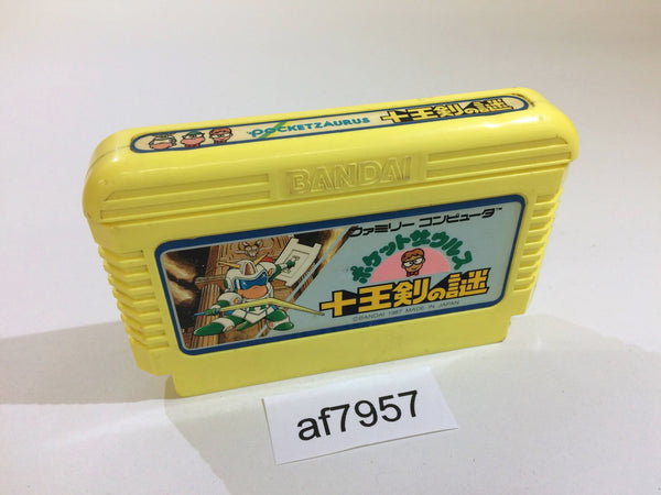 AF7957 Pocket Saurus Jyuouken no Nazo NES Famicom Japan
