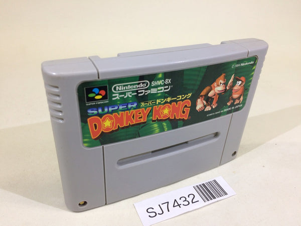 SJ7432 Super Donkey Kong Country SNES Super Famicom Japan