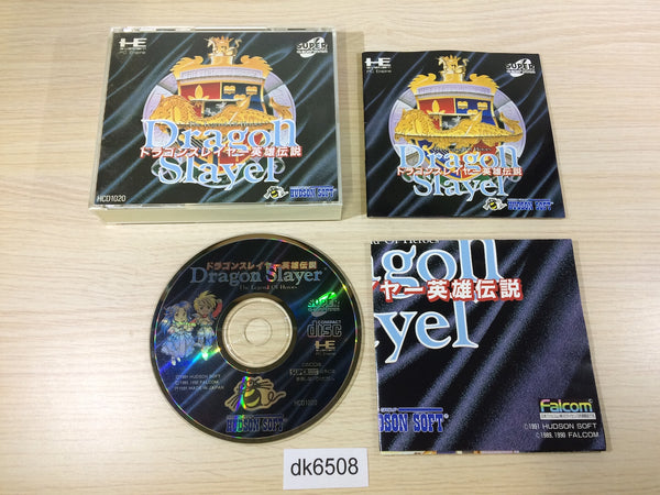 DK6508 Dragon Slayer Eiyuu Densetsu SUPER CD ROM 2 PC Engine Japan